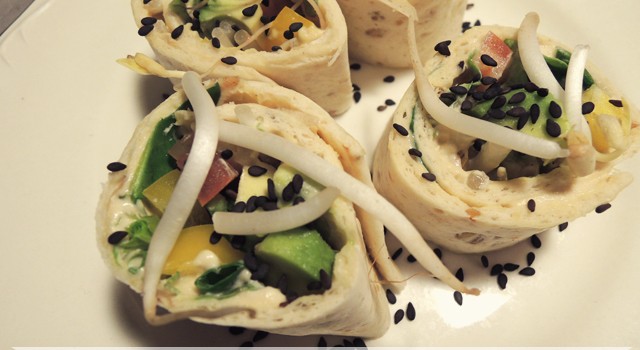 Recept: Wraps met hummus, wasabi en avocado | IKBENIRISNIET
