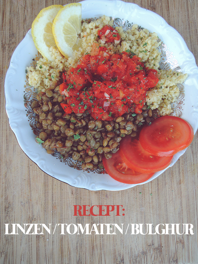 Recept: Linzen met tomatensaus en bulghur