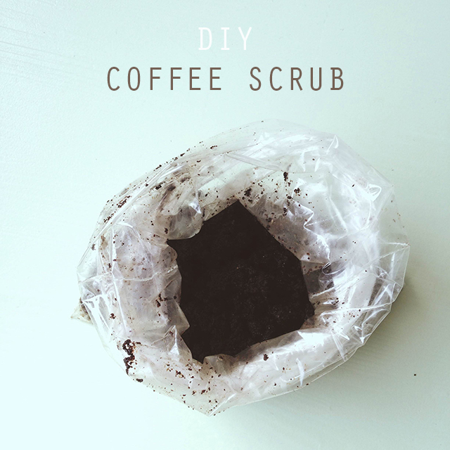 DIY: Coffee scrub