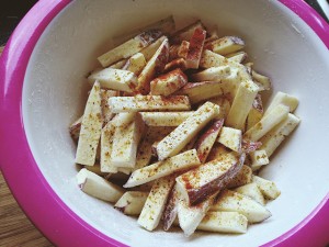 Recept: Knapperige zoete aardappelfriet