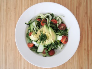 recept salade met rauwe courgette
