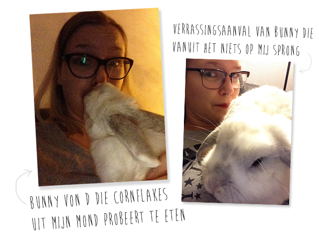 selfies met bunny von d