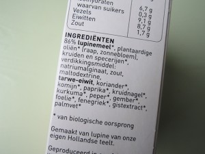 ingredienten vegetarische shoarma