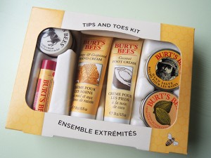 burts bees tips and toes kit