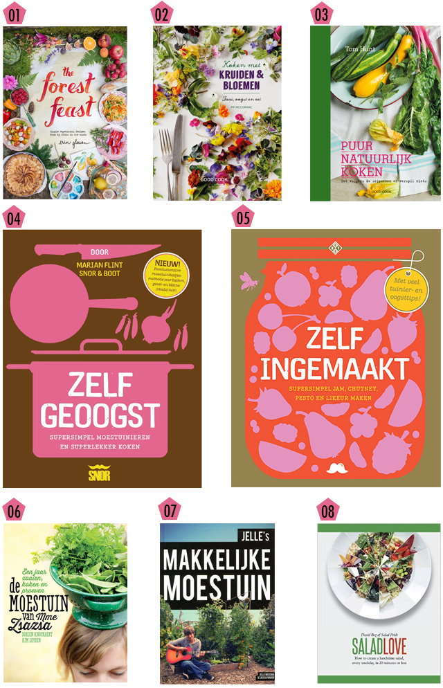 kookboeken collage