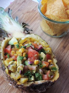 Recept: Gegrilde ananas salsa