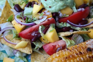 Recept: mexicaanse salade met gegrilde maiskolf