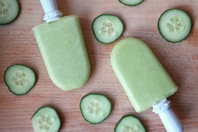 komkommer-limoen ijsjes recept