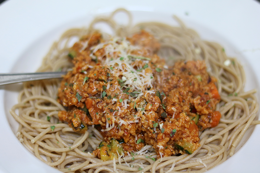 vegetarische-spaghetti-bolognese | IKBENIRISNIET