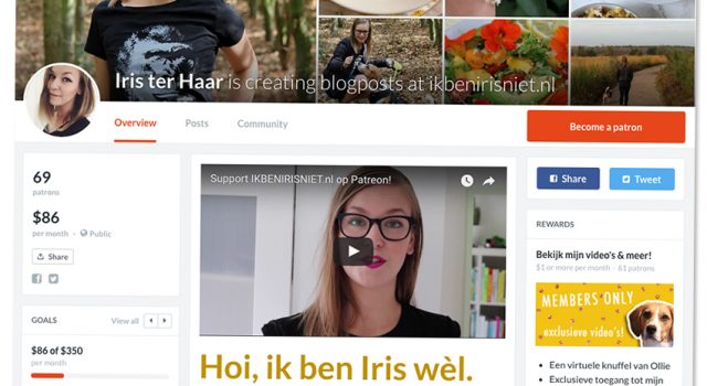 Patreon tips & tricks voor bloggers