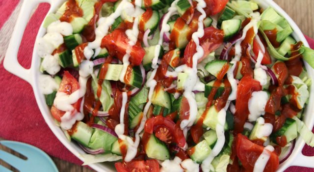 Recept voor vegetarische kapsalon