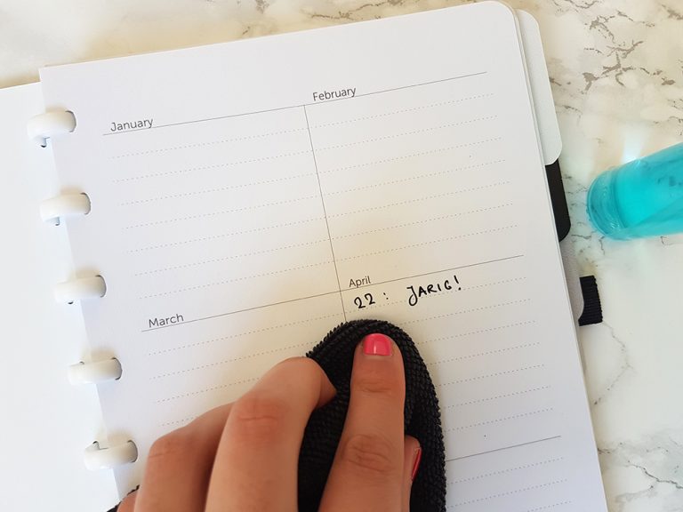 Penne Cancellabili Vultera Per Taccuino Uitwisbare - Set 4 Colori (Nero, Blu, Verde, Rosso)