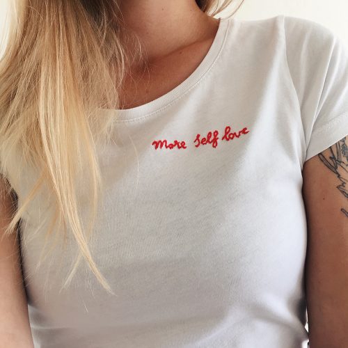 DIY: Quote borduren op een shirt