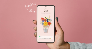 Digitaal bloemen tekenen + gratis wallpaper!